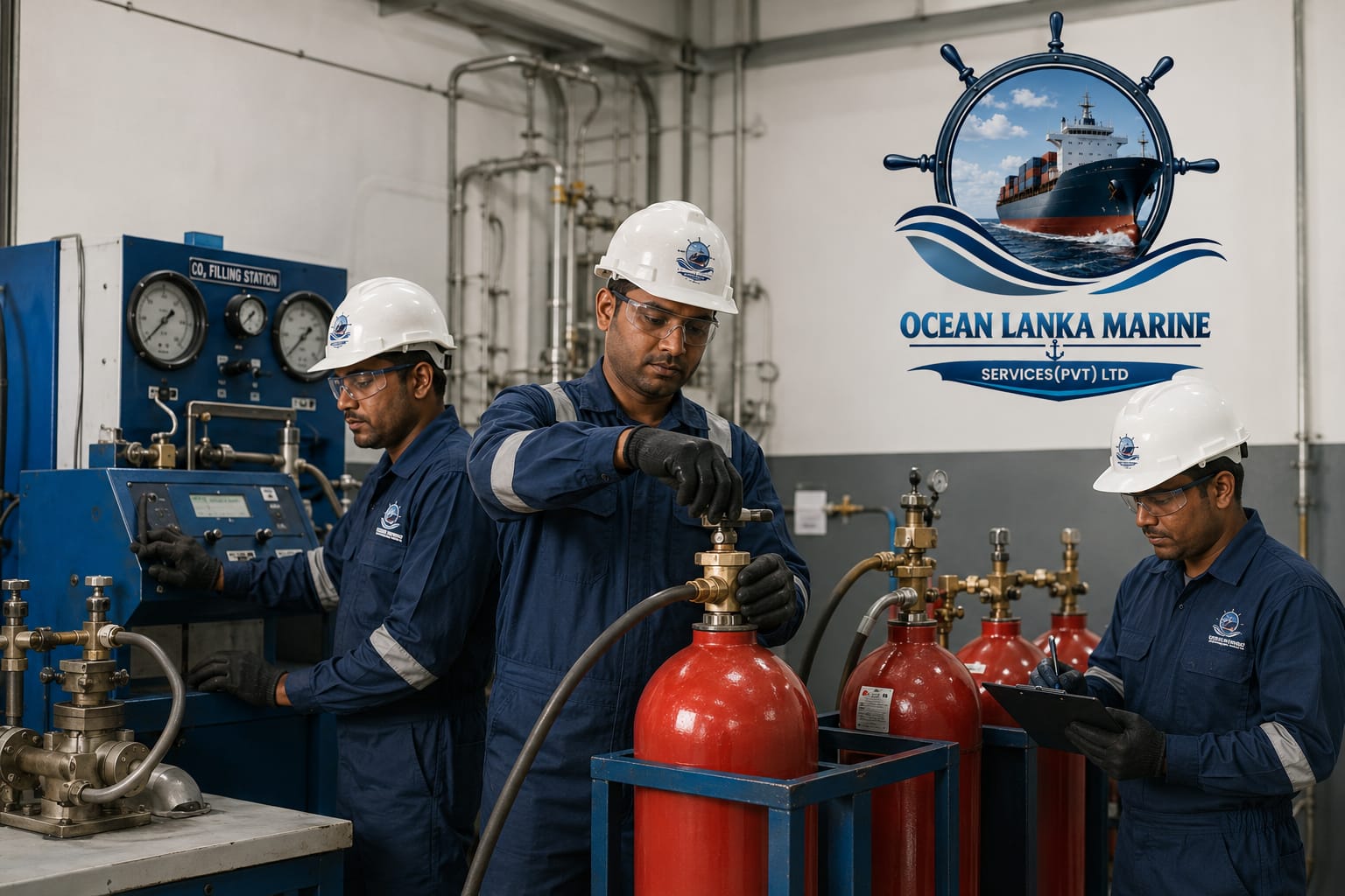 CO2 servicing facility