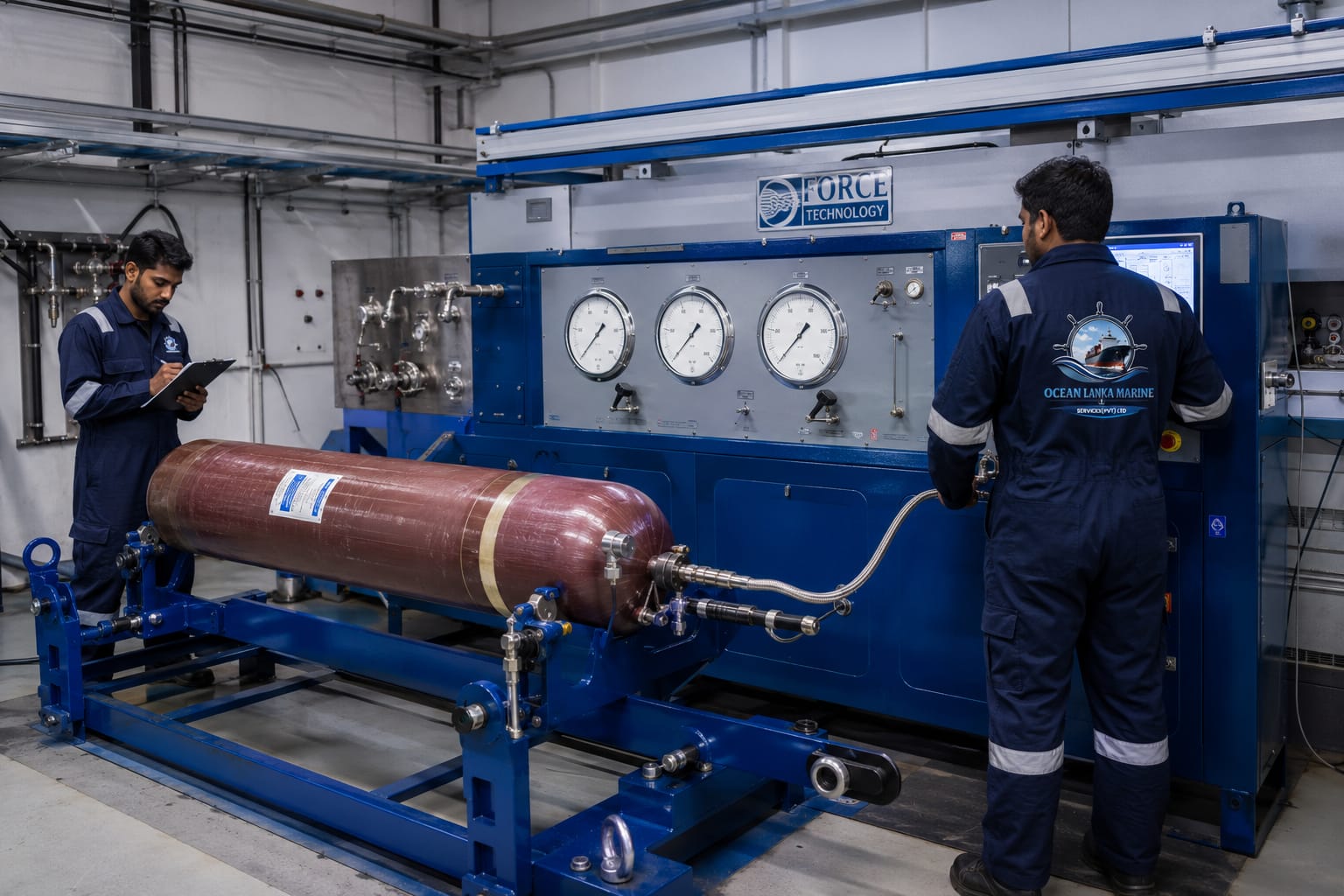CO2 servicing facility